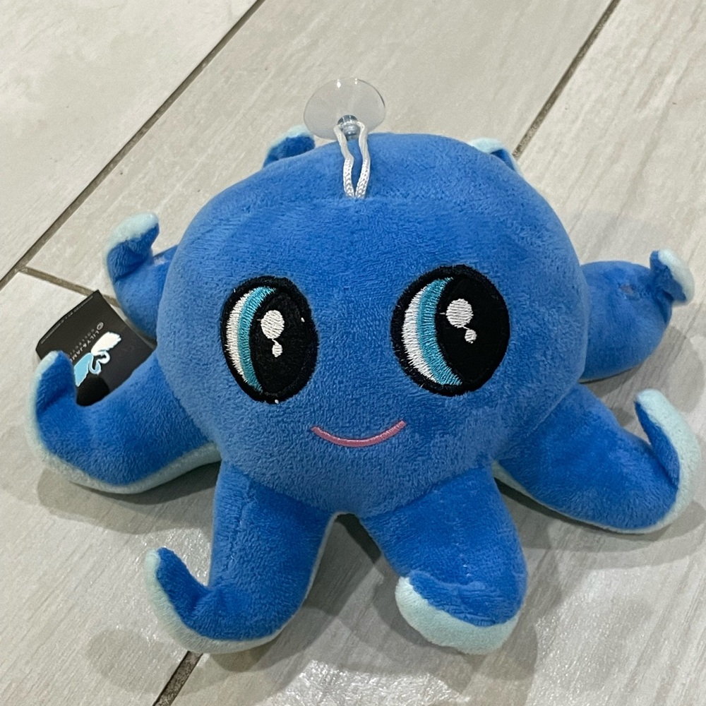 Blue octopus toy